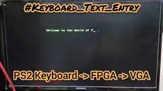 Keyboard Text Entry [FPGA]