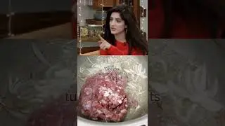 🙂urwa Hussain favourite dish | how to cook karela keema recipe #shorts​ #youtubeshorts