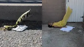 Yellow Caution Tape Lower Abs