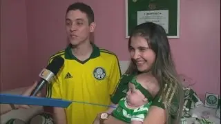 Torcedor fanático prepara a casa para comemora título do Palmeiras