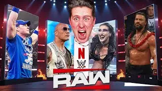 THE HISTORY MAKING WWE MONDAY NIGHT RAW! | Kleschka Vlogs