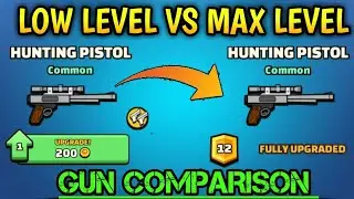 Da2 Mini Militia Low Level Vs Max Hunting Pistol || Mini Militia Gun Comparison || Visu Gamer