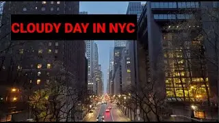 NYC Walking Tour - Cloudy Day in NYC | NYC Crazy Weather