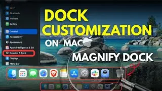 How to Customize Dock on Mac? Mac Dock Magnification - Mac Dock Setup