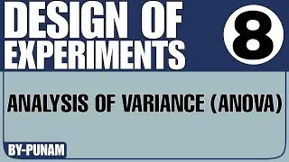 Analysis of Variance (ANOVA)|ONE SHOT VIDEO|Solved examples|Competitive exams|Statistics by Punam|