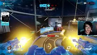 HARBLEU ZARYA AND HAMMOND GAMEPLAY! [ OVERWATCH SEASON 24 TOP 500 ]