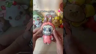 Cute labubu squishy ✨🩷 #squishy #cute #labubu #cutecraft #papersquishy #diy