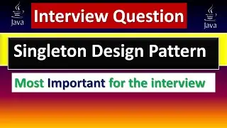 singleton design pattern in java #interviewquestions