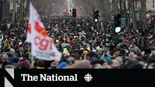 Pension reforms spark widespread protests in France
