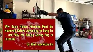 Why Basic Human Punching Must Be Mastered Before Advancing in Kung Fu  and Why the Boxing Spring Bag