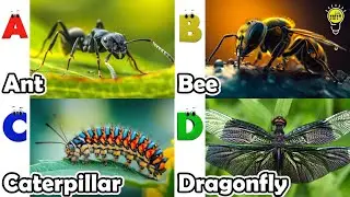 Abc Insect Song | A to Z Insects Song | Insects Alphabet song | Phonics for Kids