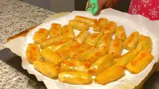 Baked spring rolls
