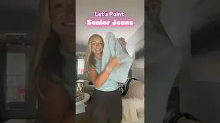 Senior Jeans Painting!! #senioryear #seniorjeans #seniorjeanspainted #senioractivities #classof2026