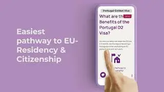 New Portugal Golden Visa Alternative - Get your D2 Visa in 3 months.