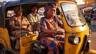 Her Husband Abandoned Her With 5 Daughters&hellip; She Became a Keke Rider to Survive