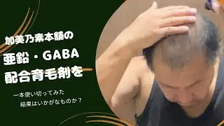 加美乃素本舗の亜鉛とGABAが配合されたやつを３ヶ月使ってみた結果