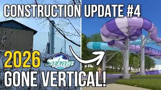 GONE VERTICAL! Seabreeze 2026 Waterslide Construction Update #4!