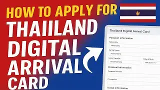 How to Apply Thailand Digital Arrival Card Online, #THAILAND # TRAVEL #travel #thailand #thaifood