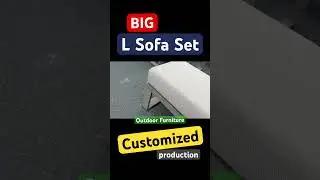 one of the Most Popular Big Sofa Sets in Europe Spain UK #outdoorfurniture #importexportchina
