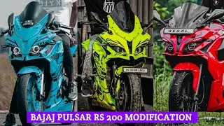 Bajaj Pulsar RS 200 Modification | Best Modified Pulsar Rs 200