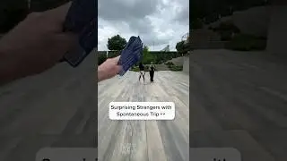 Surprising a stranger on an all-expenses paid vacation 👀
