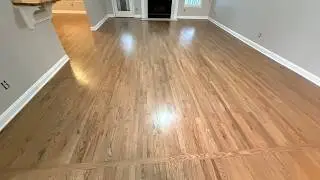 Stain Matching Hardwood Installation  Stair Tread Replacement and Refinishing Mooresville NC.