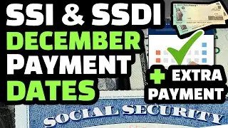 SOCIAL SECURITY STIMULUS CHECK : SSI & SSDI DECEMBER PAYMENT SCHEDULE 2022 + EXTRA PAYMENT 👍