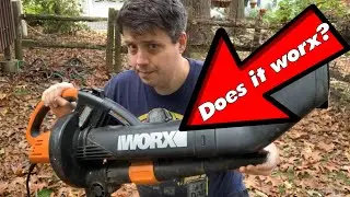 WORX 12 Amp TRIVAC 3-in-1 Electric Leaf Blower/Mulcher/Vacuum Review