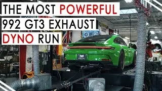 Porsche 992 GT3 2022+ | DYNO RUN with WHP Results | RENNKRAFT&trade; Modular GTLM Exhaust Package
