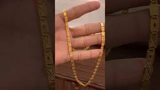 New latest Men gold chain design 20 gram only 916 BIS 2025 #shorts