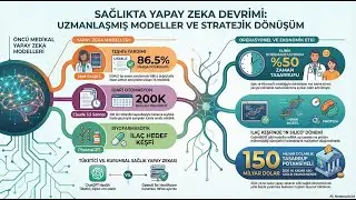 Yapay Zeka Sağlıkta Devrim Yaratıyor: Med-PaLM 2, ChatGPT ve Claude'un Ger&ccedil;ek G&uuml;c&uuml; (2026 Rehberi)