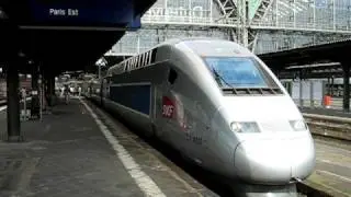 Zugansage in Frankfurt Hbf: TGV 2872 nach Paris Est