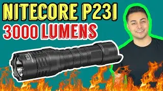 IS THIS NITECORE P23i THE PERFECT TACTICAL EDC FLASHLIGHT!? NEW 3000 Lumen Long Throw Review 2023