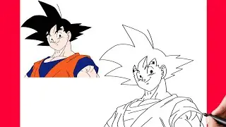 COMO DESENHAR GOKU DE DRAGON BALL