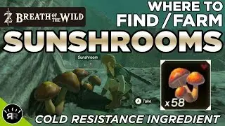 Zelda: Breath of the Wild - Where to Find/Farm Sunshroom (Cold Resistance Ingredient)