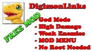 FREE! DigimonLinks Ver. 2.6.0 MOD MENU APK | God Mode | High Damage | Weak Enemies | Bypass |