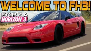 Forza Horizon 3 HONDA NSX RACE BUILD! | Playthrough Ep.#1