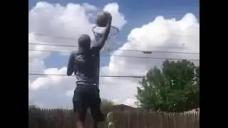 Watch This Guy No backboard but he still gets buckets.