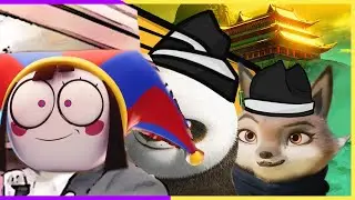 The Amazing Digital Circus and KUNG FU PANDA 4 Coffin Dance Mashup @anthobroproductions @Ozyrys