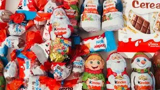 Christmas Kinder Chocolate ASMR Unboxing 