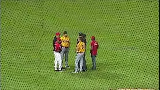 Momento en que se toma la decisión de posponer el partido