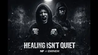 NF ft Eminem - Healing Isn&rsquo;t Quiet (Lyrics Visualizer)