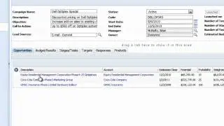 SalesLogix Campaigns Overview - SalesLogix Demo Series