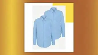 Girls Blue Long Sleeve School Shirts.