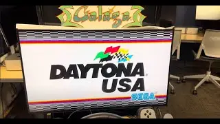 Daytona USA DIY Arcade Monitor Upgrade.