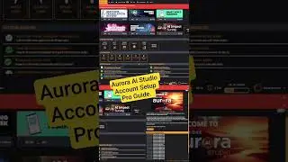 Настройте аккаунт Aurora ai Studio как профессионал, чтобы получить больше заданий. #aurorastudio...