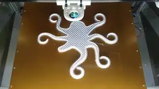 Sparkcube CFK X Achse @100mm/s erster Test
