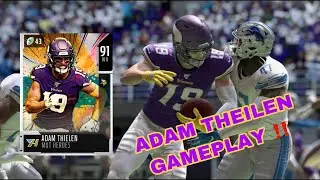 MUT HEROES ADAM THEILEN SNAGS !!!!!- MADDEN 20 MUT HEROES GAMEPLAY