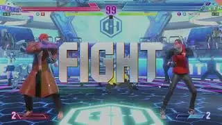 Street Fighter 6 Avatar battle (TAZ119112 [Me] vs Melonjuice)