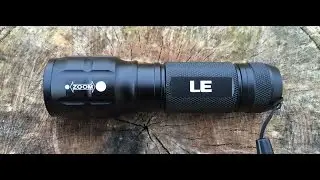LE TACTICAL CREE FLASHLIGHT DEMO REVIEW